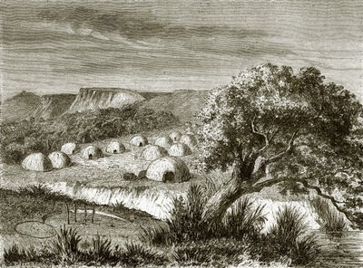 Kioway indiánok tábora alkotó: English School