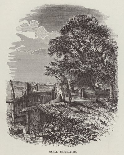 Csatorna navigáció (metszet) alkotó: English School