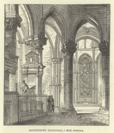 Canterbury katedrális, a korona alkotó: English School