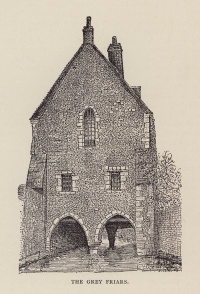 Canterbury: A szürke testvérek (litho) alkotó: English School
