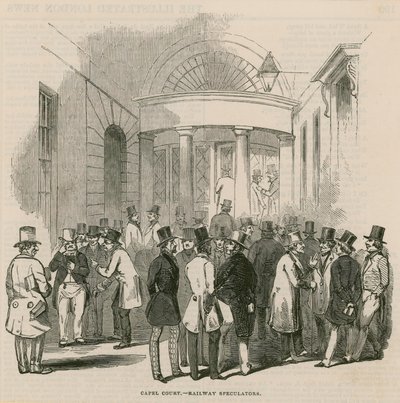 Capel Court – vasúti spekulánsok alkotó: English School