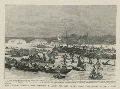 Boyton kapitány első megjelenése Londonban alkotó: English School