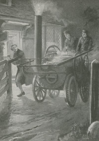 Captain Dick kommt am Mauttor an von English School