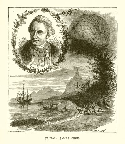James Cook kapitány alkotó: English School