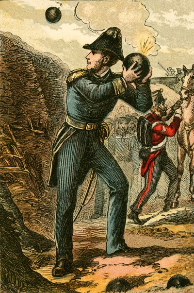 Peel kapitány az égő biztosítékkal alkotó: English School