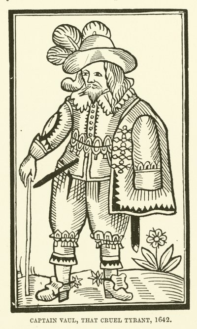 Vaul kapitány, az a kegyetlen zsarnok, 1642 alkotó: English School