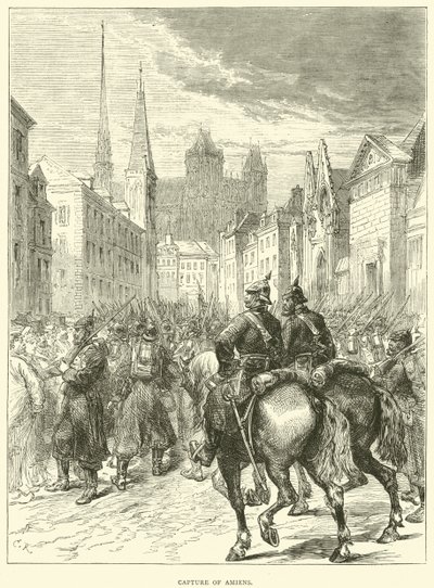 Amiens elfoglalása, 1870. december alkotó: English School