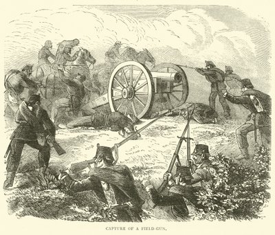 Egy terepfegyver elfogása, 1870. október alkotó: English School