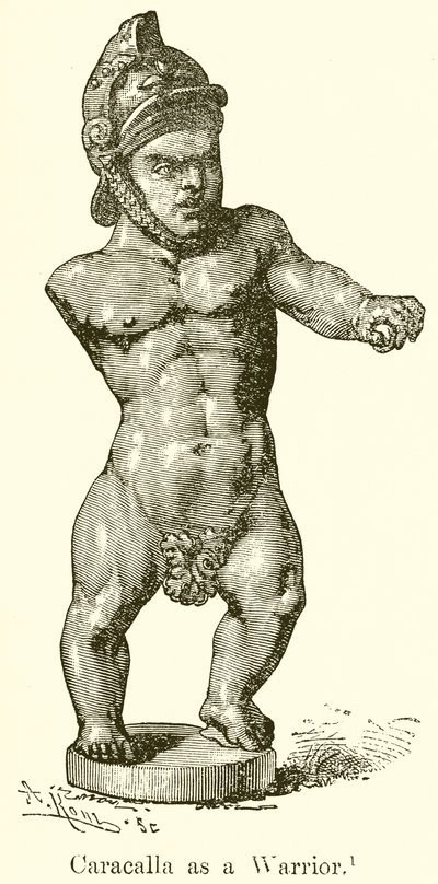 Caracalla harcosként alkotó: English School
