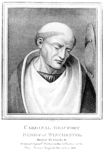 Henry Beaufort bíboros, Winchester püspöke, J. Parker metszete, 1791 alkotó: English School