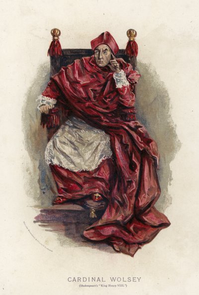 Wolsey bíboros, Shakespeare VIII. Henrik királyából alkotó: English School