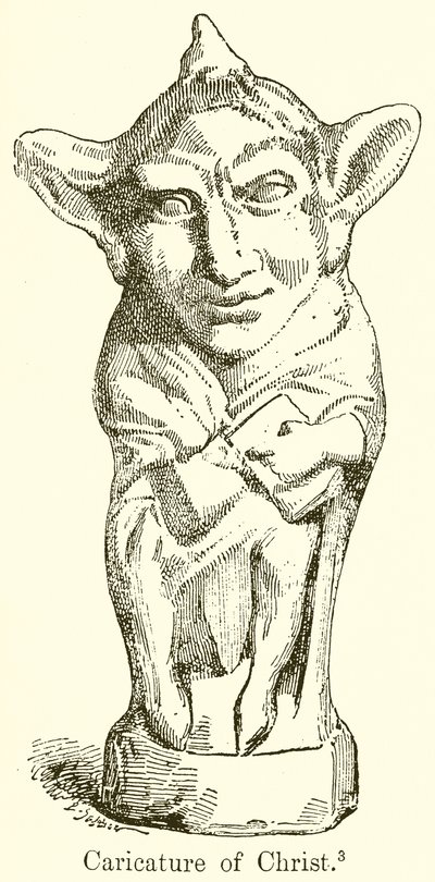 Krisztus karikatúrája alkotó: English School
