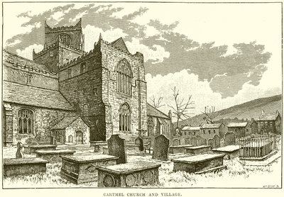 Cartmel templom és falu alkotó: English School