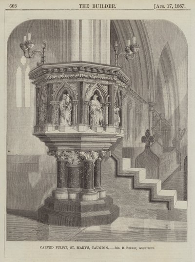 Faragott szószék, St Mary
