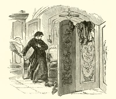 Bűnbánó kasztigálása (metszet) alkotó: English School
