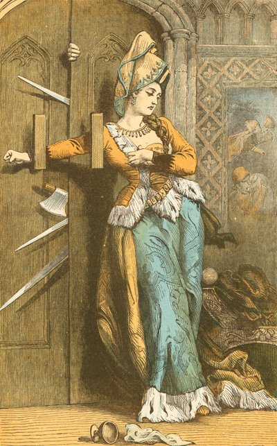 Catherine Douglas elzárja az ajtót alkotó: English School