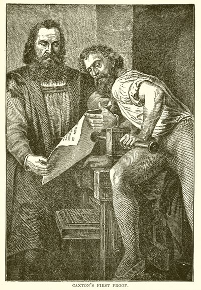 Caxton első bizonyítása alkotó: English School