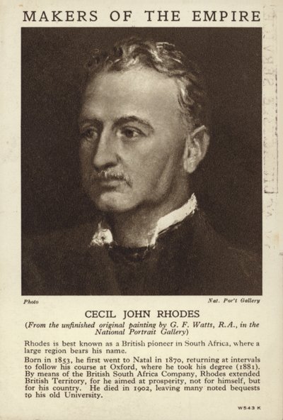Cecil John Rhodes alkotó: English School