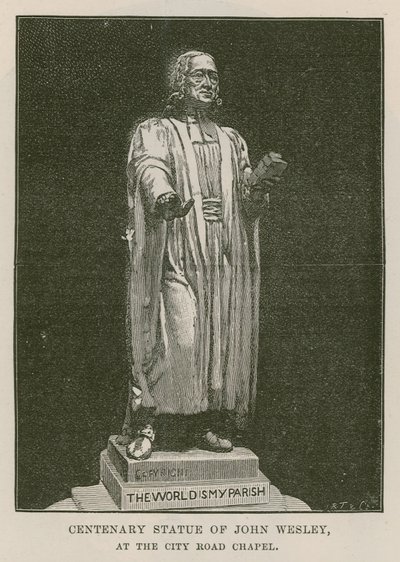John Wesley centenáriumi szobra alkotó: English School
