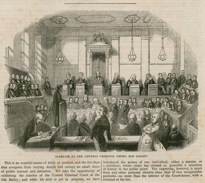 Központi Büntetőbíróság, Old Bailey alkotó: English School