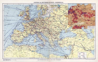 Közép- és Dél-Európa, kereskedelmi (színes litográfia) alkotó: English School
