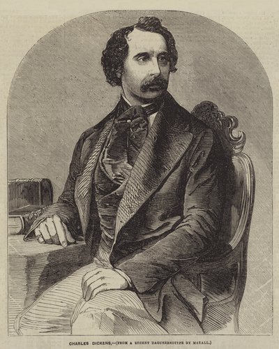 Charles Dickens (metszet) alkotó: English School