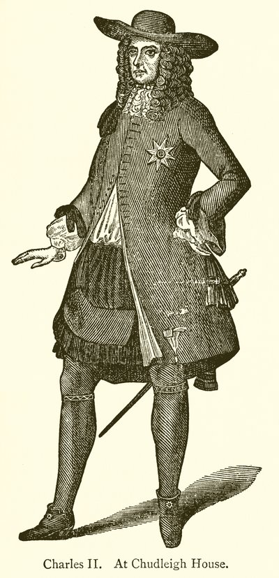 Károly II. A Chudleigh House-ban alkotó: English School