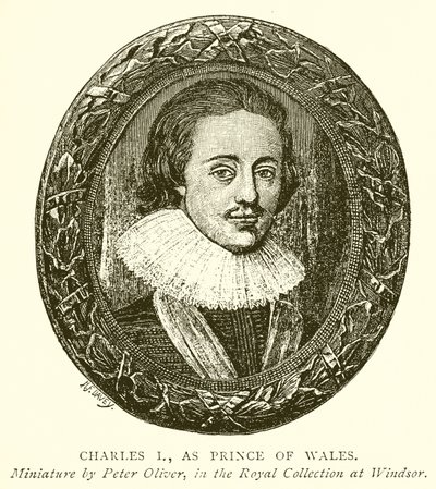 I. Károly walesi hercegként alkotó: English School
