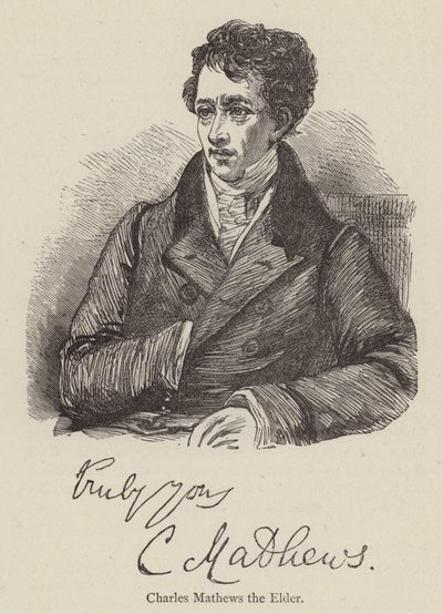 Charles Mathews the Elder (metszet) alkotó: English School