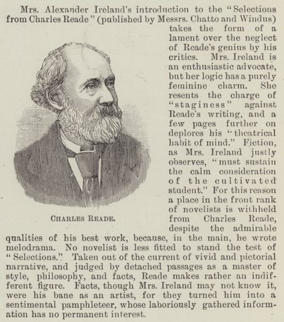 Charles Reade (metszet) alkotó: English School