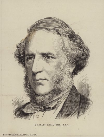Charles Reed brit politikus, parlamenti képviselő és az Antikváriumok Társaságának tagja alkotó: English School