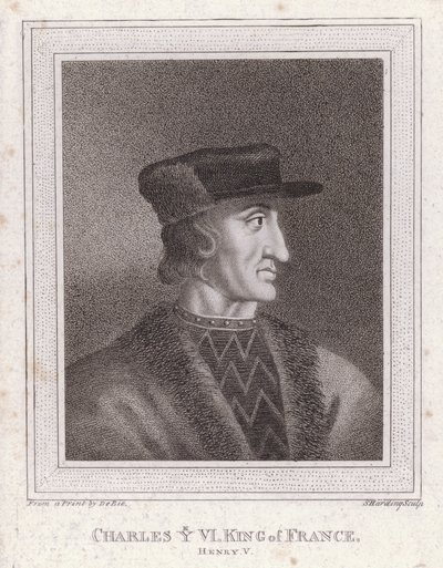 VI. Károly francia király (metszet) alkotó: English School