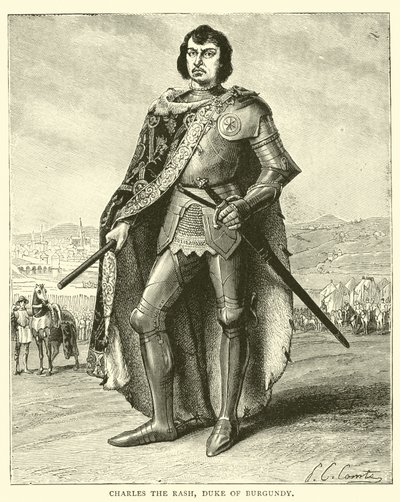 Kiütéses Károly, Burgundia hercege alkotó: English School