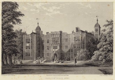 Charlton House, Kent (metszet) alkotó: English School