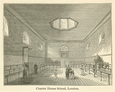 Charter House School, London (metszet) alkotó: English School