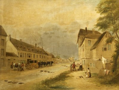Cheltenham High Street, 1740 alkotó: English School