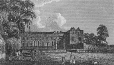 Cheshunt Ház, Hertfordshire (metszet) alkotó: English School