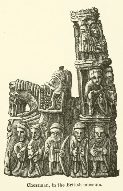 Chessman, a Brit Múzeumban (metszet) alkotó: English School