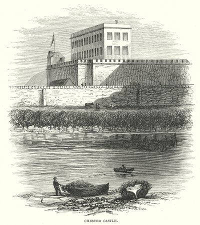 Chester vár (metszet) alkotó: English School