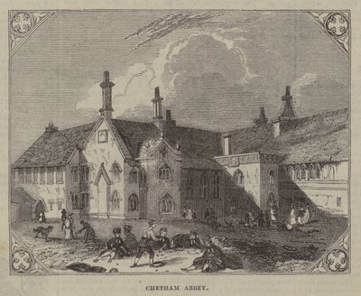 Chetham Abbey (metszet) alkotó: English School
