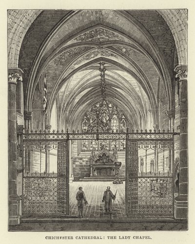 Chichester katedrálisa, a Lady Chapel alkotó: English School