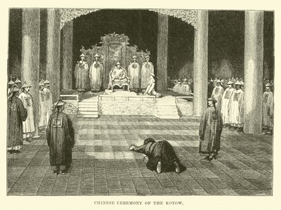 A Kotow kínai szertartása alkotó: English School