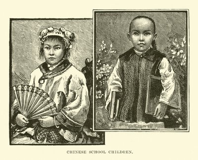 Kínai iskolás gyerekek alkotó: English School
