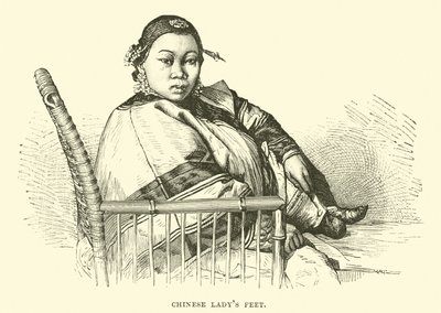 Füße einer chinesischen Dame von English School