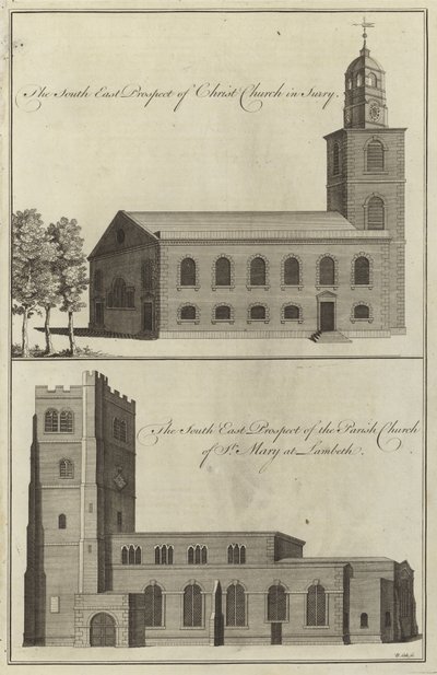 Christ Church, Surrey és a Lambeth-i Szent Mária plébániatemplom alkotó: English School