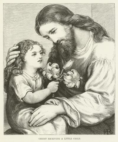 Krisztus gyermeket fogad alkotó: English School