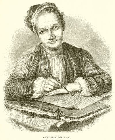 Christian Dietrich alkotó: English School