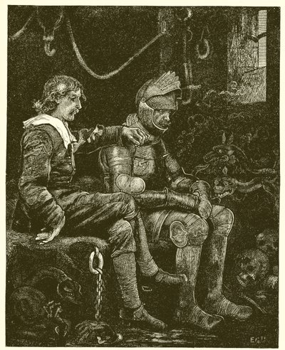 Keresztény és reménykedő az óriás kétségbeesés kastélyában alkotó: English School