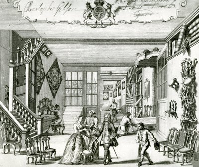 Christopher Gibson, bútorkészítő (metszet) alkotó: English School
