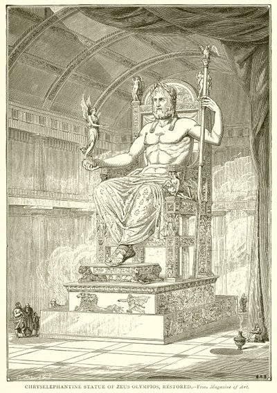 Chryselefantine Statie Zeus Olympios, Restorid alkotó: English School